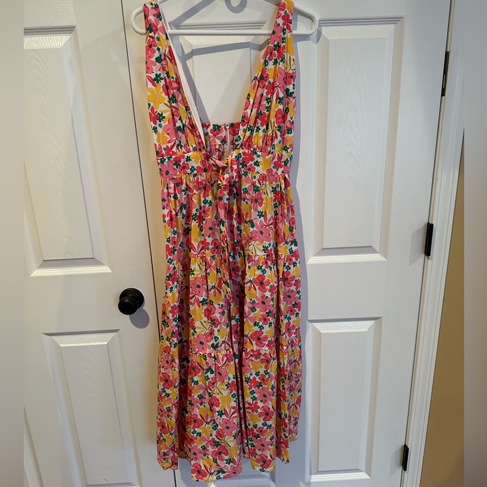 Floral midi dress